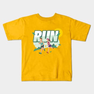 RUN AND FUN Kids T-Shirt